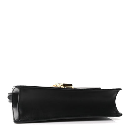 Small Calfskin Shoulder Bag - Black