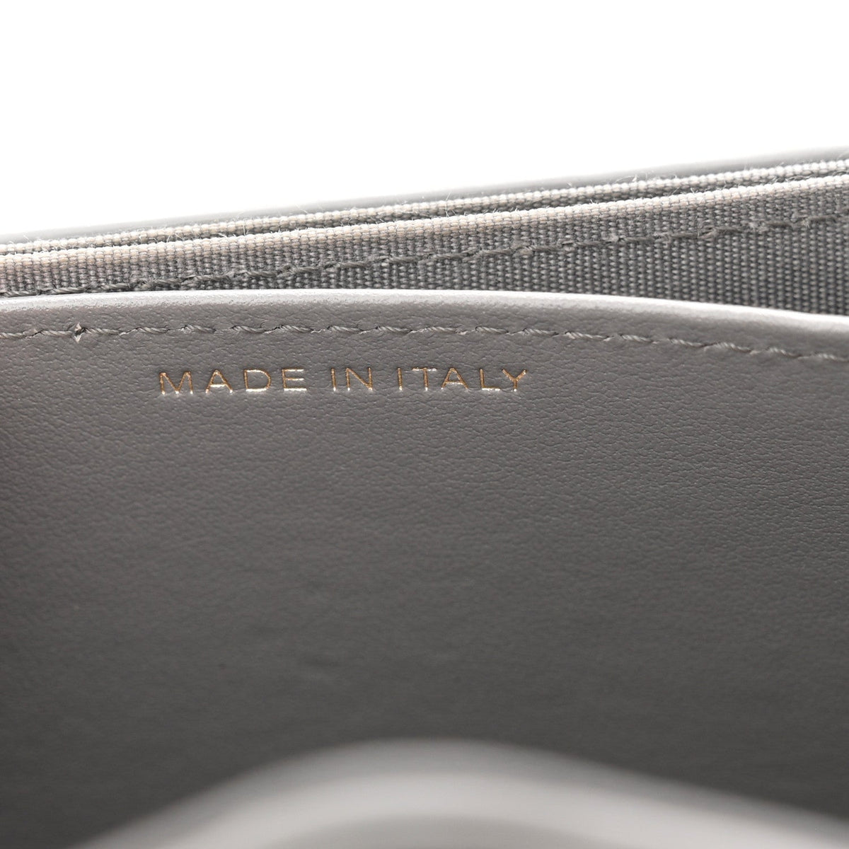 Calfskin Handbag - Grey