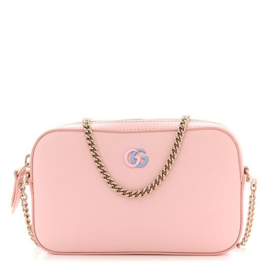 Mini Calfskin Shoulder Bag - Pink