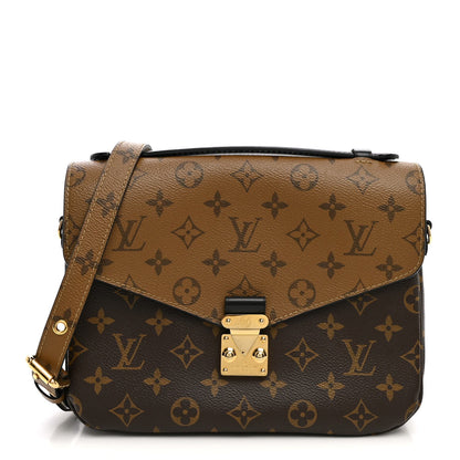 Reverse Monogram Pochette Metis Handbag