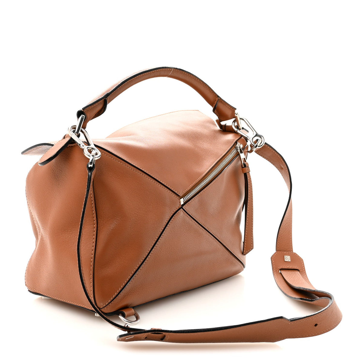Medium Calfskin Handbag - Tan
