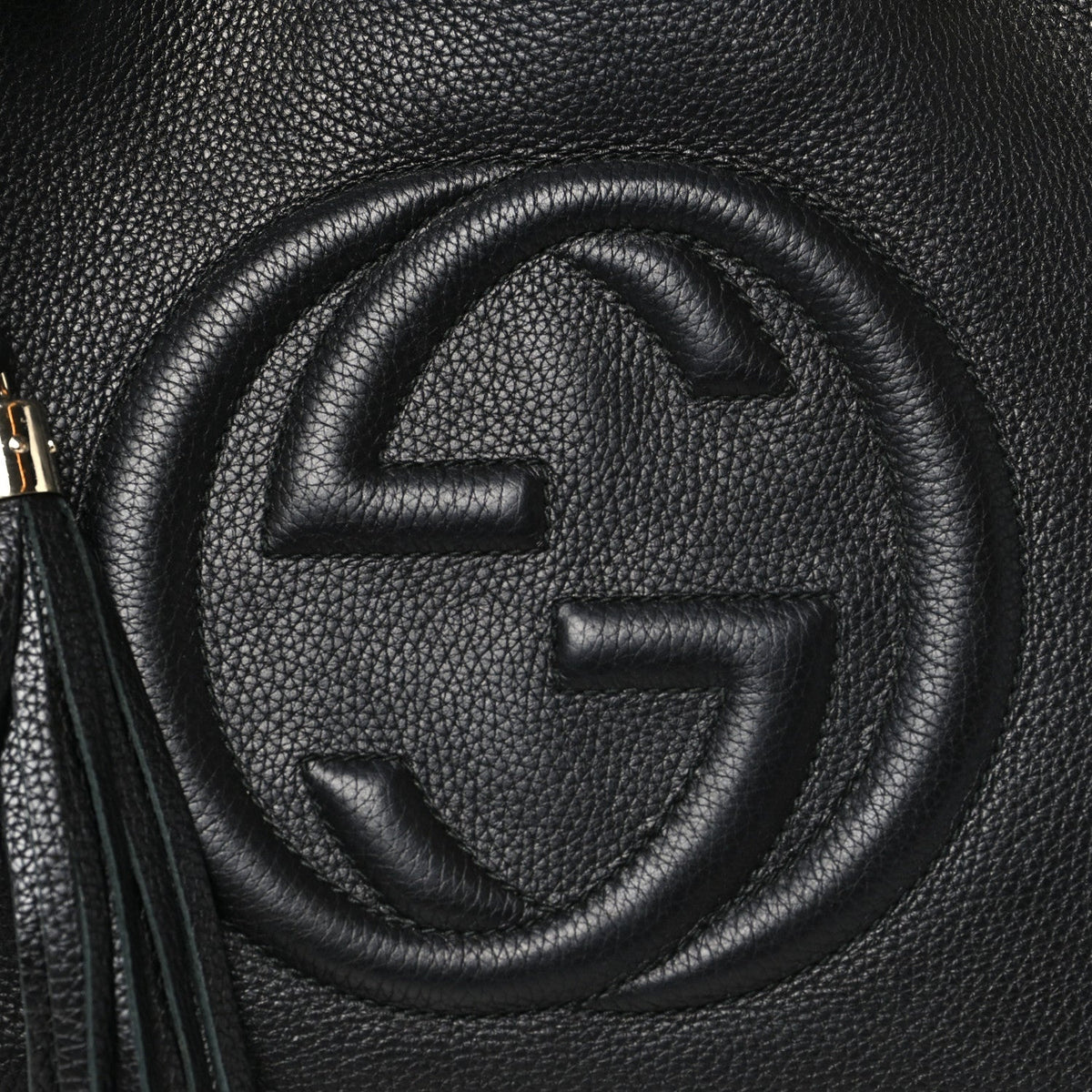 Medium Calfskin Shoulder Bag - Black