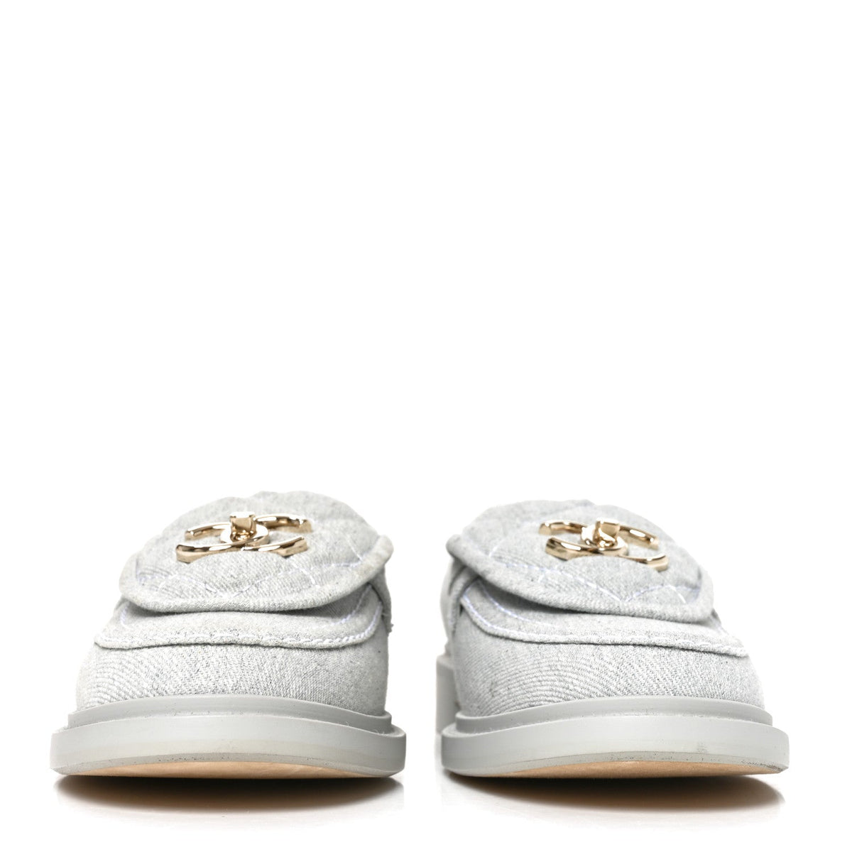 Chanel Denim CC Turnlock Women's Shoes