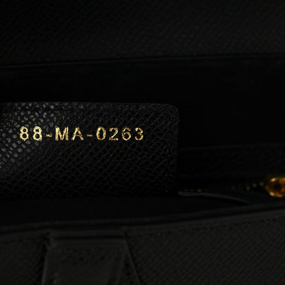 Calfskin Handbag - Black