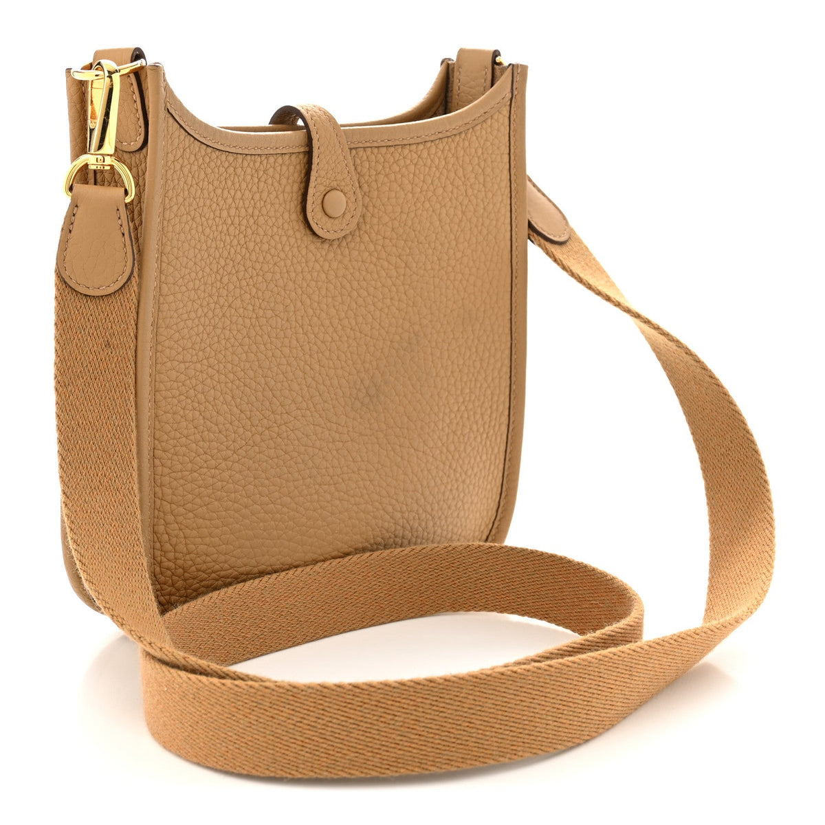 Taurillon Clemence Evelyne Tpm Biscuit Handbag
