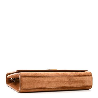 Small Suede Satchel Bag
