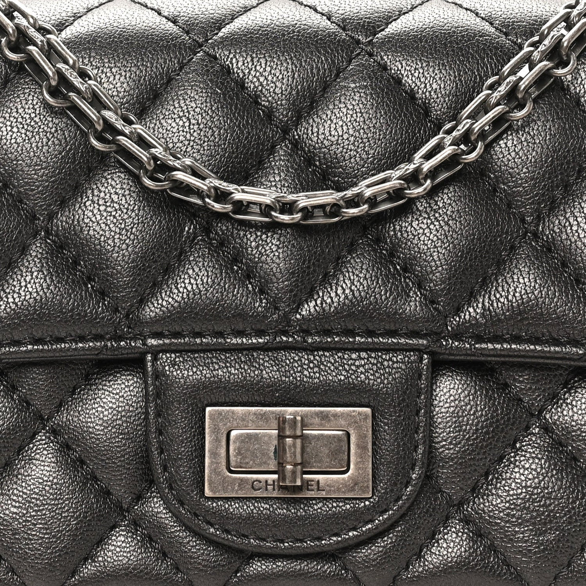 Mini Quilted Sheepskin Flap Shoulder Bag