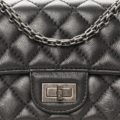 Mini Quilted Sheepskin Flap Shoulder Bag