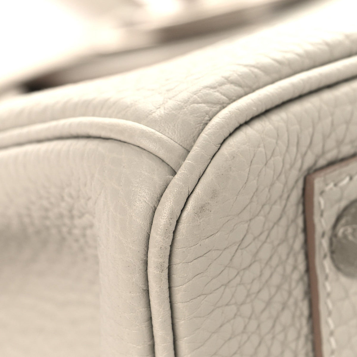 Togo Birkin 30 Gris Perle Handbag