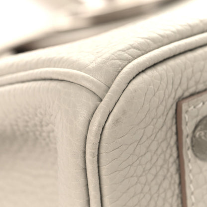 Togo Birkin 30 Gris Perle Handbag