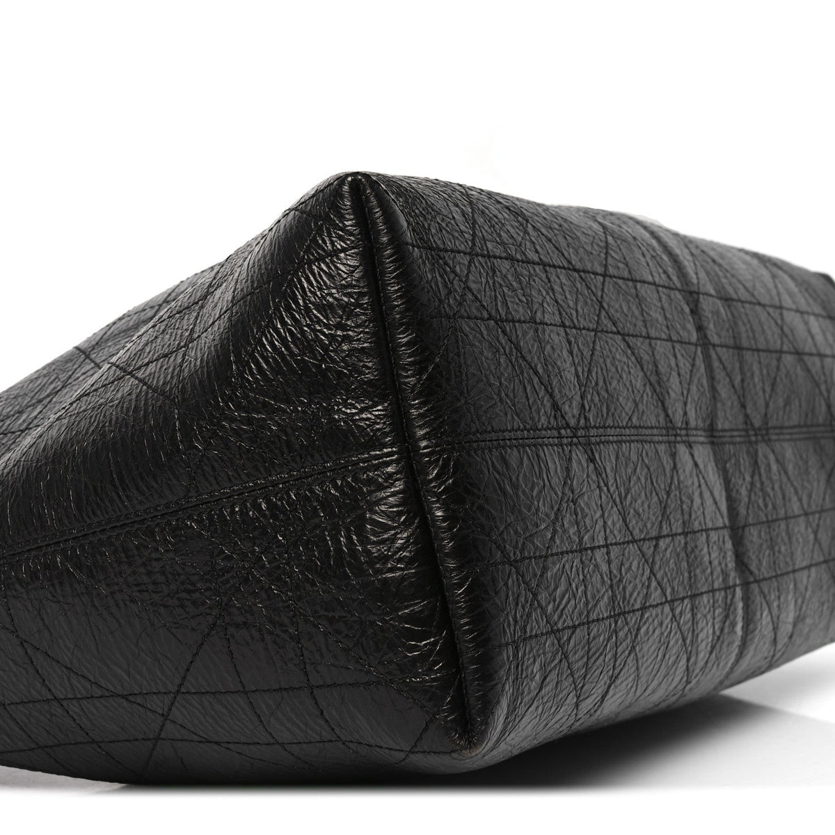 Large Calfskin Handbag - Black