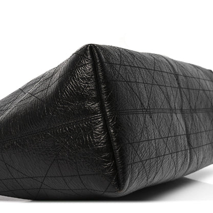 Large Calfskin Handbag - Black