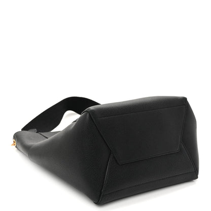 Calfskin Bucket Bag - Black