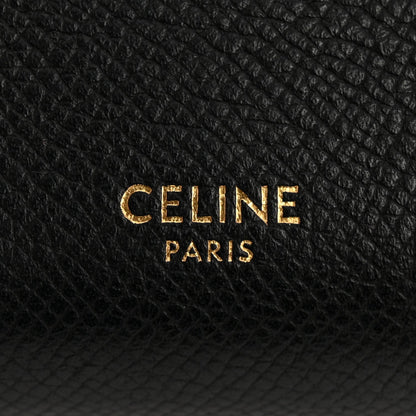 Nano Calfskin Belt Bag - Black