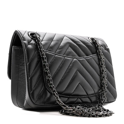 Mini Quilted Calfskin Flap Shoulder Bag - Black