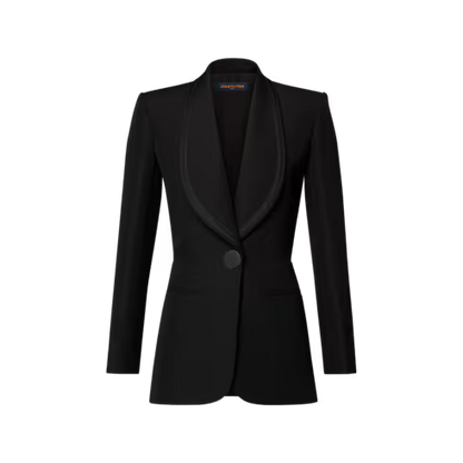 Women's Oversized Button Blazer