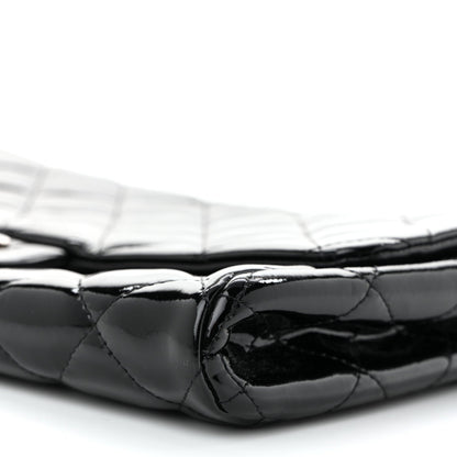 Quilted Clutch Bag - Black