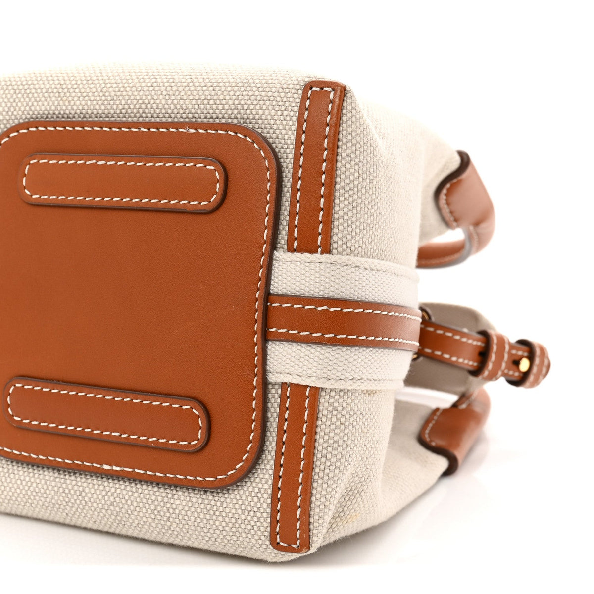 Calfskin Handbag - Natural