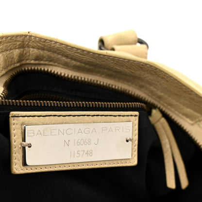 Agneau Classic Hardware City Dune Handbag