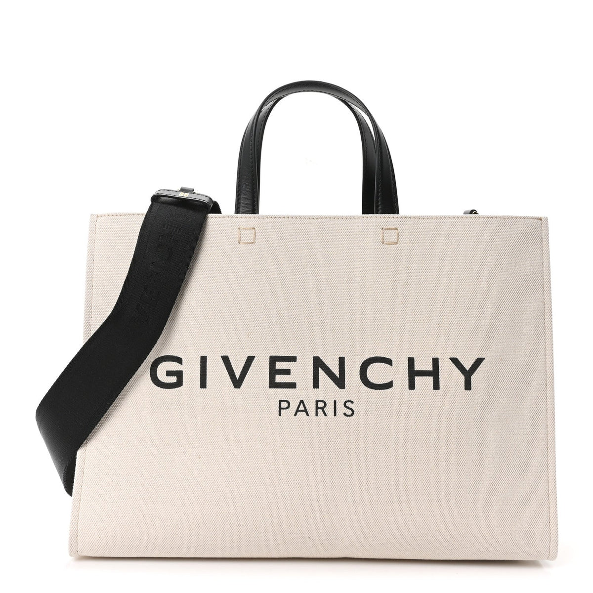 Medium Canvas Tote Bag - Beige