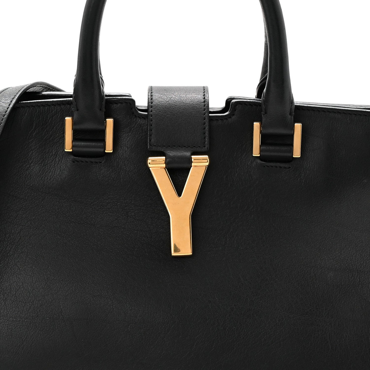 Small Calfskin Handbag - Black