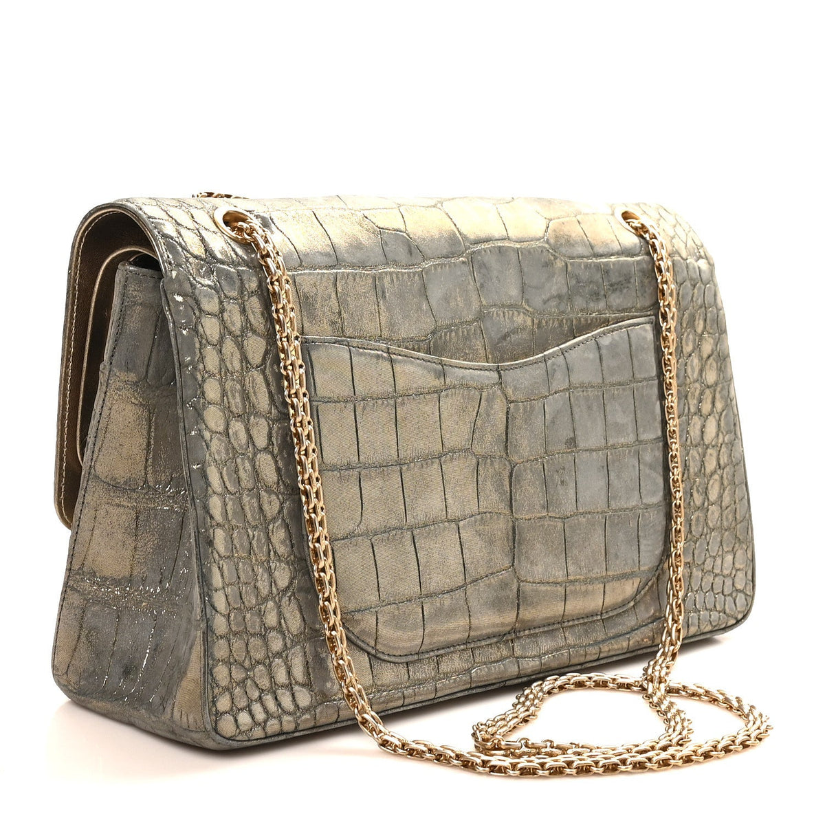 Flap Shoulder Bag - Gold