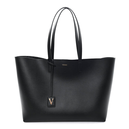 Calfskin Tote Bag - Black