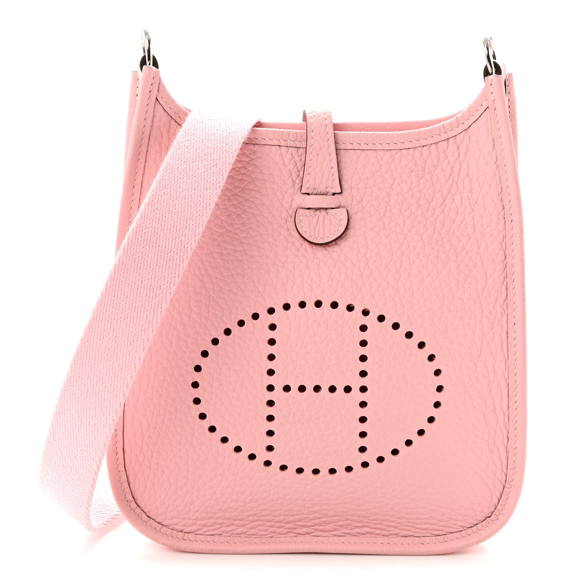 Taurillon Clemence Evelyne Tpm Rose Saku Handbag