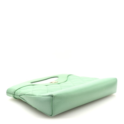 Nano Quilted Lambskin Handbag - Green