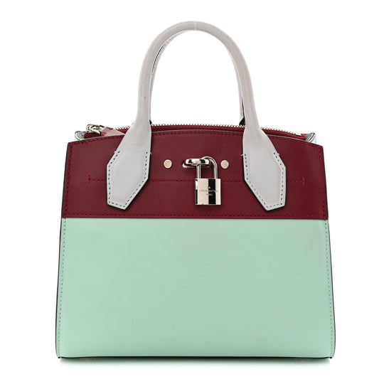 Mini Calfskin Handbag - Light Green