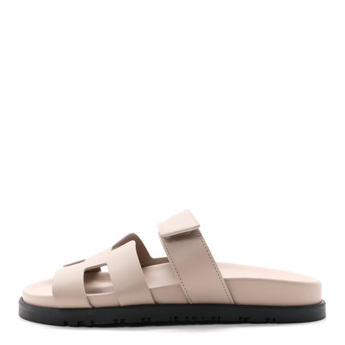 Calfskin Chypre Sandals Beige Mastic
