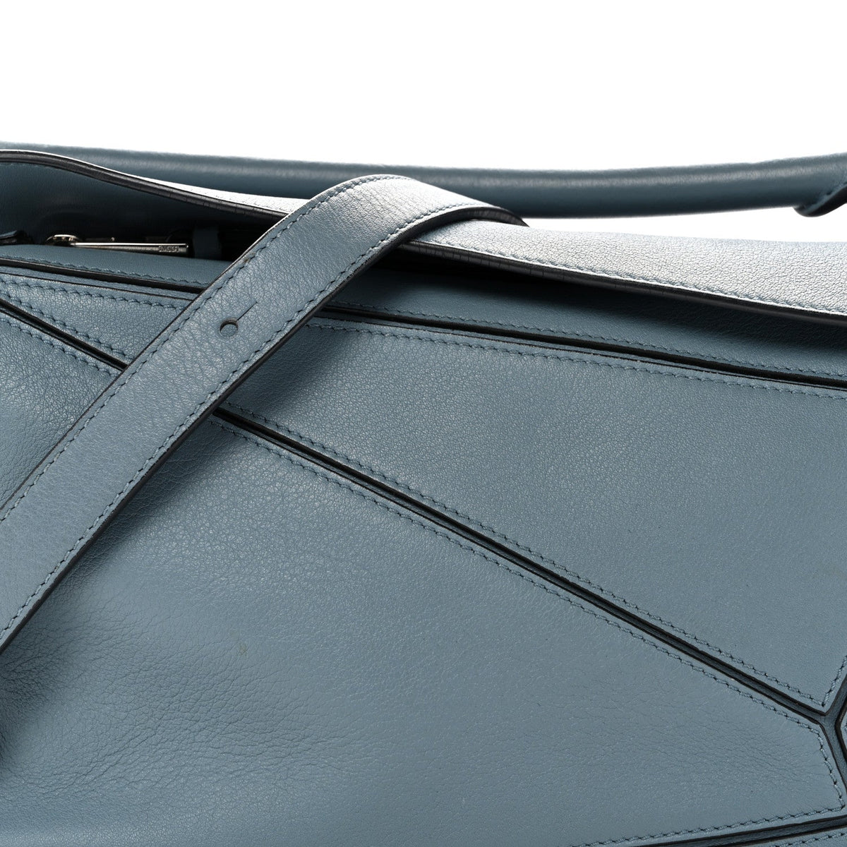 Small Calfskin Handbag - Blue