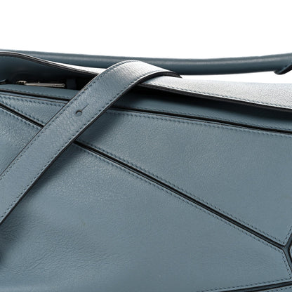 Small Calfskin Handbag - Blue