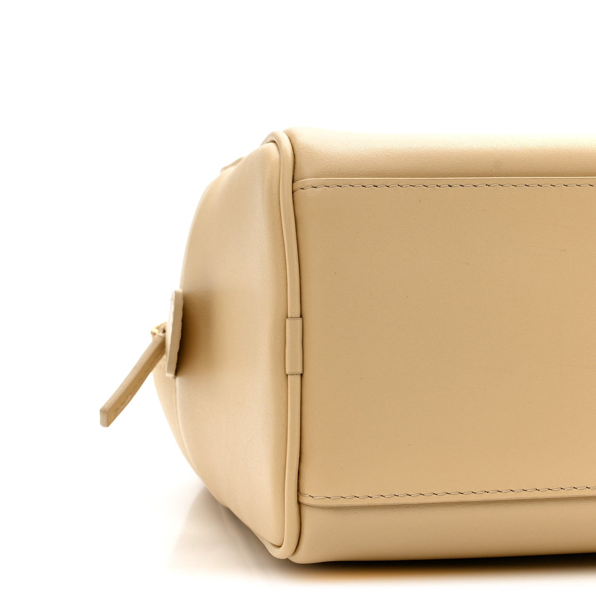 Large Calfskin Handbag - Beige