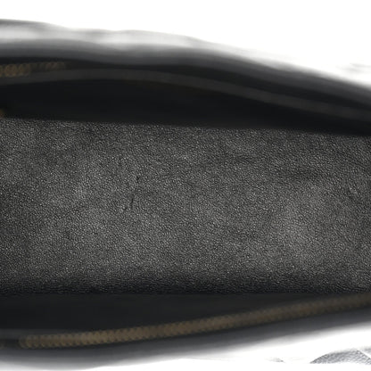 Quilted Caviar Tote Bag - Black