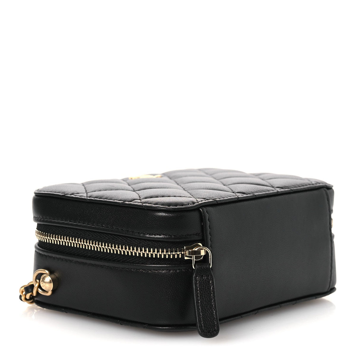 Quilted Lambskin Handbag - Black
