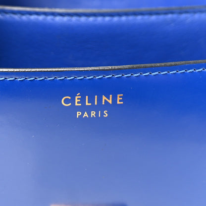 Medium Calfskin Flap Shoulder Bag - Blue