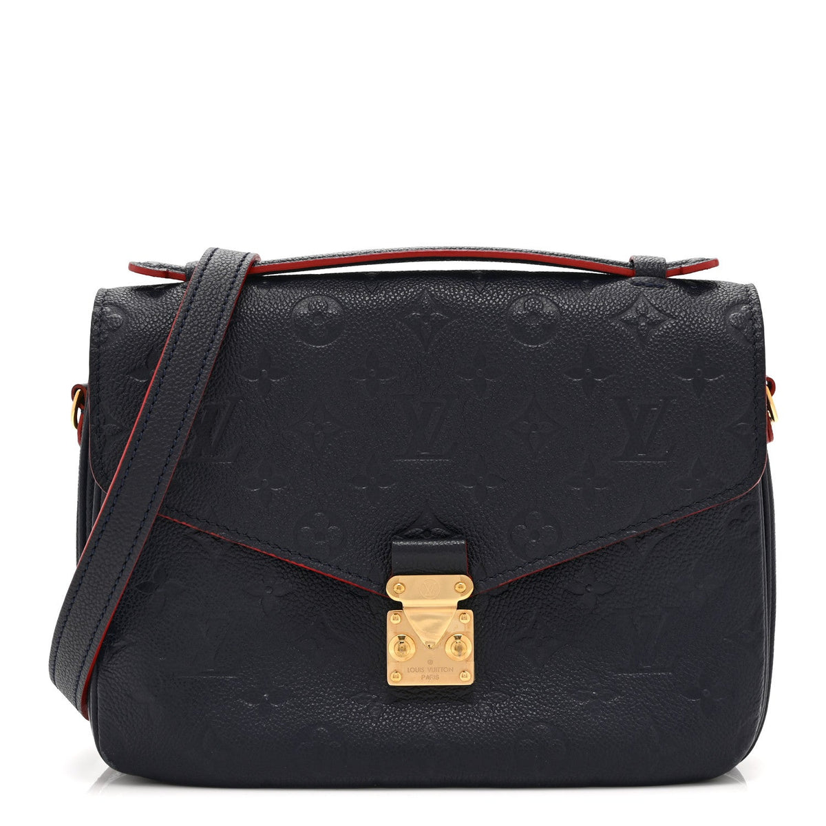 Empreinte Pochette Metis Marine Rouge Handbag