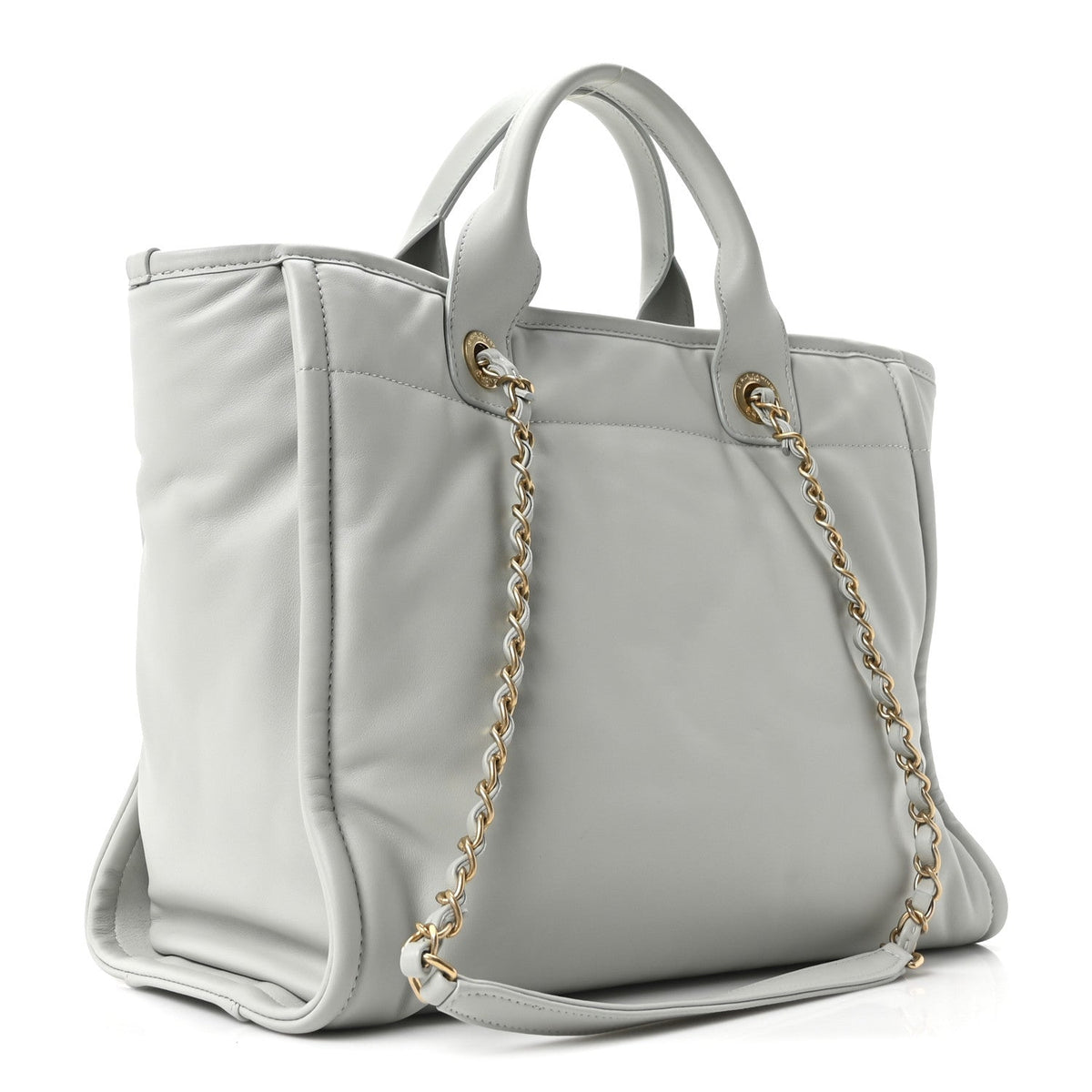 Small Calfskin Tote Bag - Grey