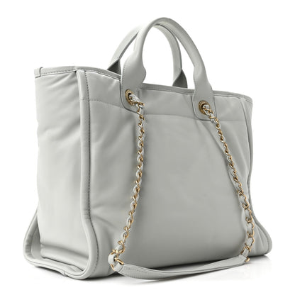 Small Calfskin Tote Bag - Grey