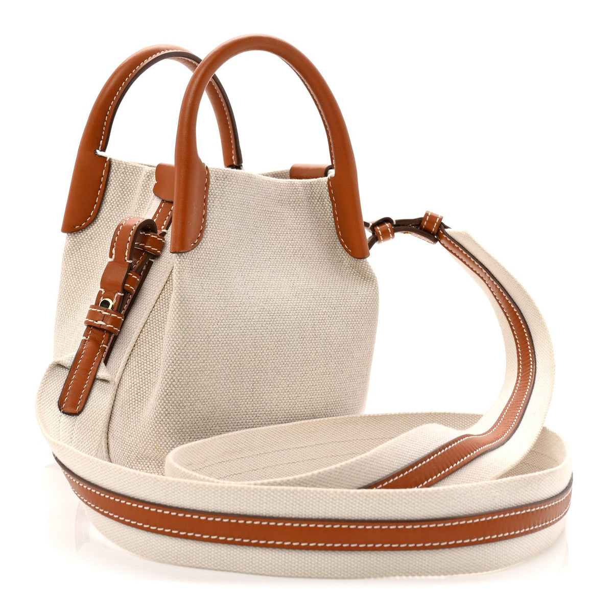Calfskin Handbag - Natural