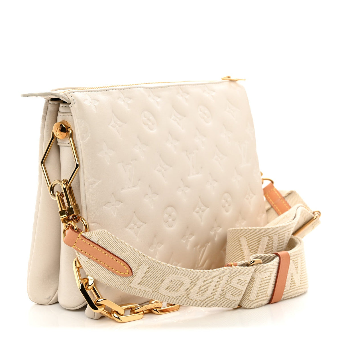 Lambskin Handbag - Beige