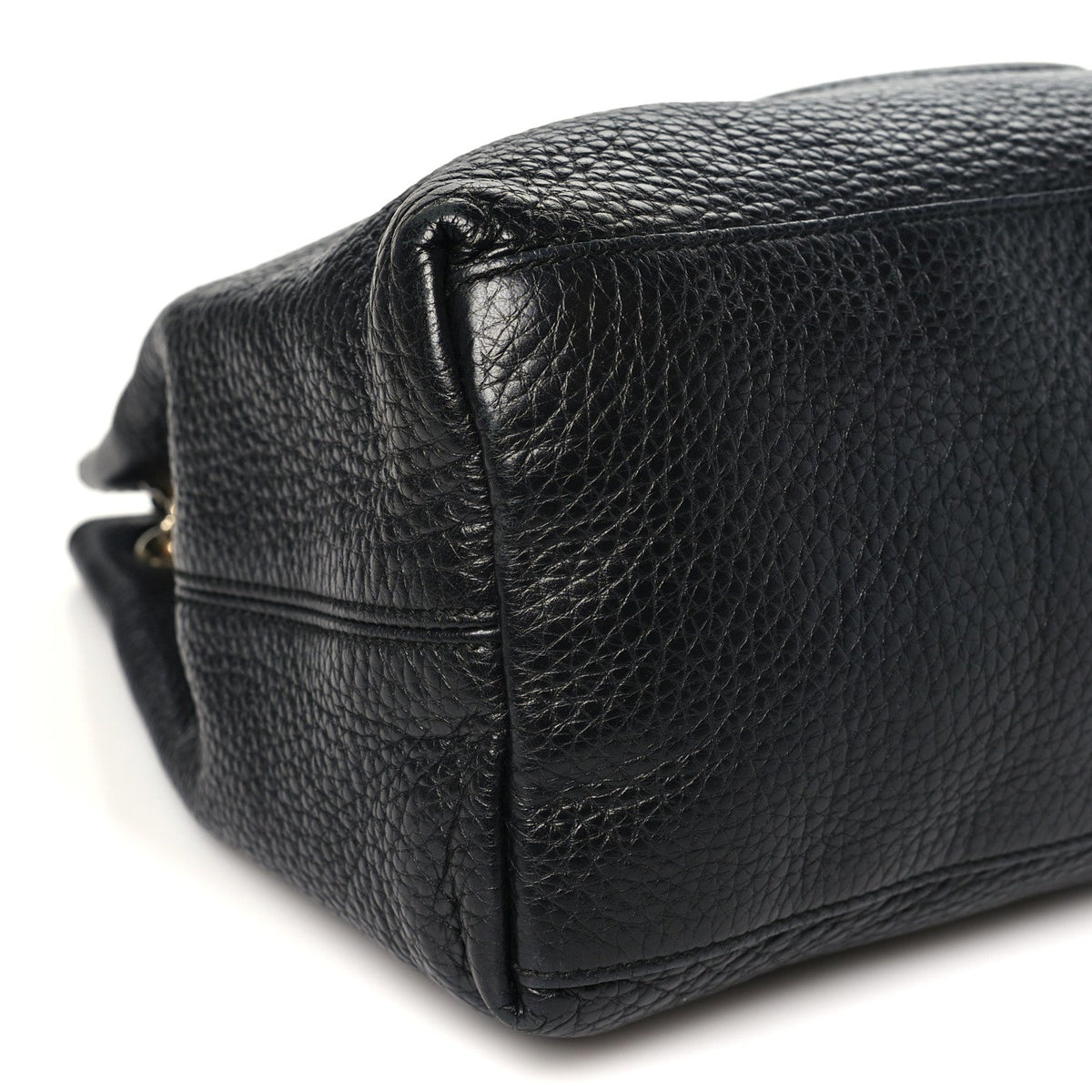 Medium Calfskin Shoulder Bag - Black
