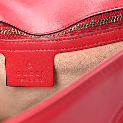 Small Calfskin Shoulder Bag - Red
