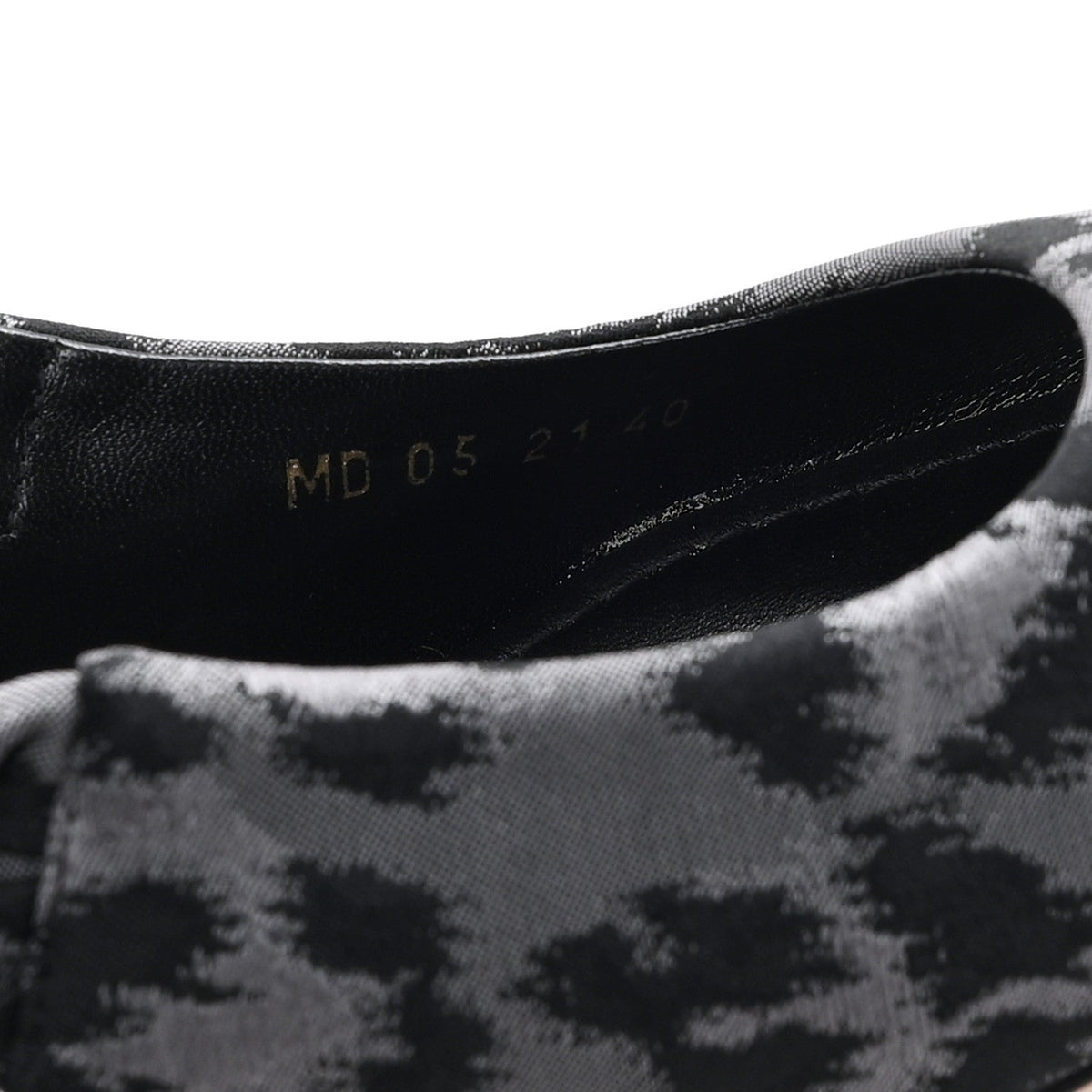Christian Dior Nylon Women's Mizza Slingback Pumps 40 Grey Multicolor