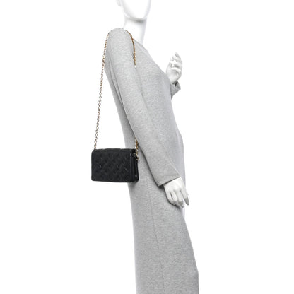 Lambskin Handbag - Black