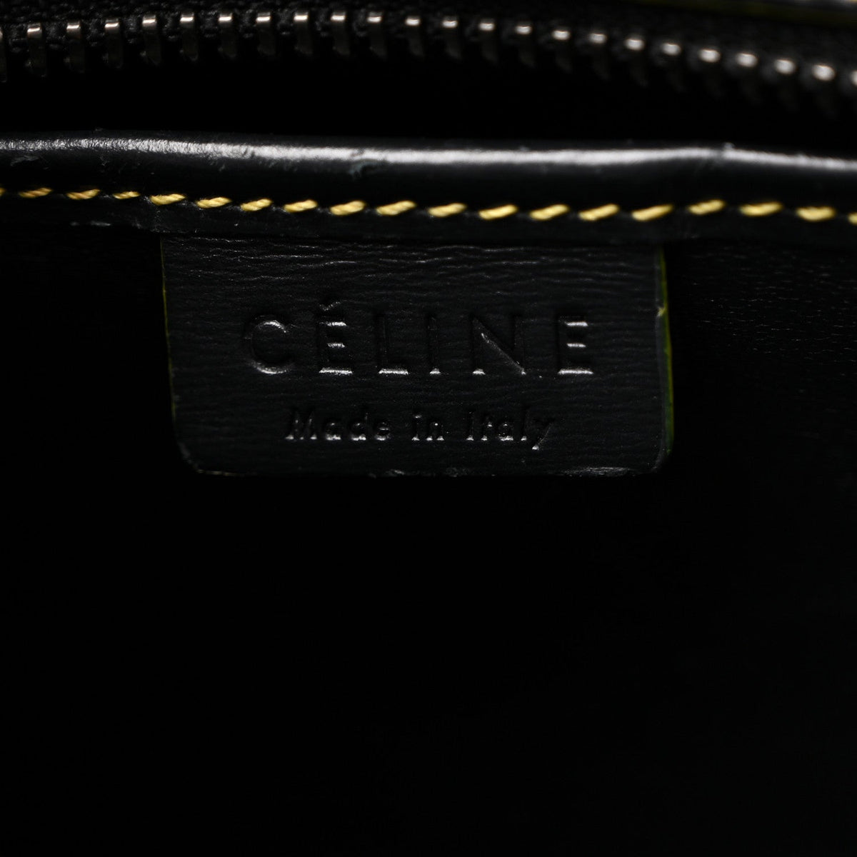 Nano Calfskin Travel Bag - Black
