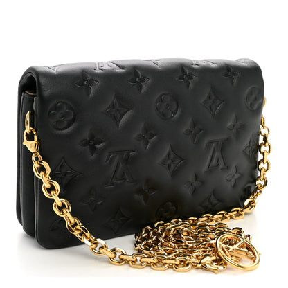 Lambskin Handbag - Black