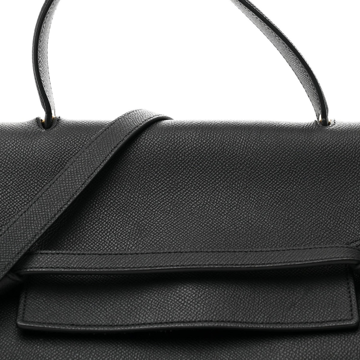 Mini Calfskin Belt Bag - Black