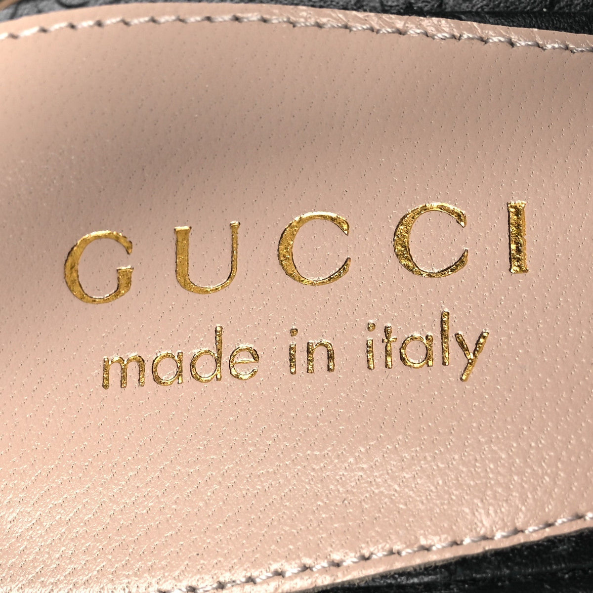Gucci Leather Horsebit Women's Platform Slingback Mules 38.5 Black